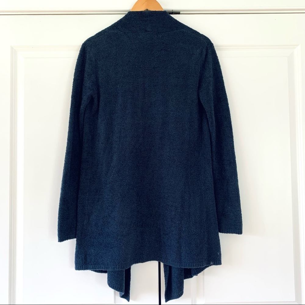 Barefoot Dreams Sweater Island Drape Cardigan Open Front Navy 903 Size XXS / XS - Picture 4 of 8